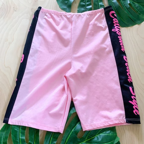 SOLDVintage California Beach Style pink bike short - Picture 3 of 7